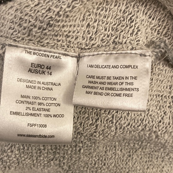 “The Wooden Pearl” by Sass & Bide Size M - Picture 4 of 4